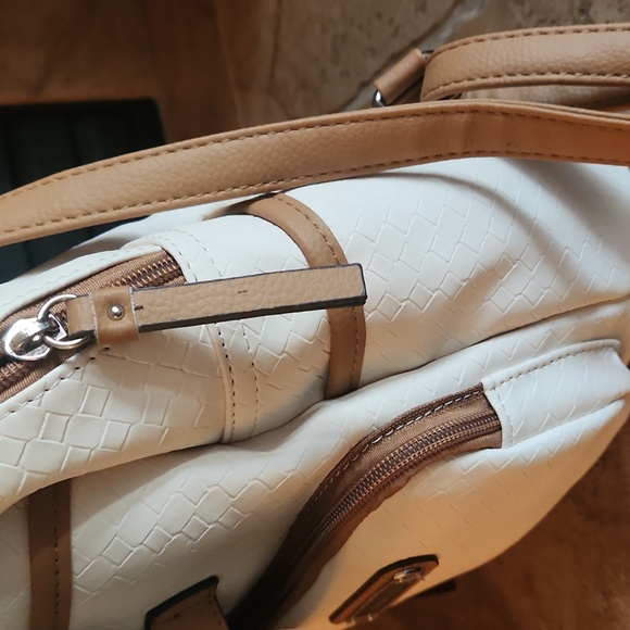 NWOT Rosetti Cream and Brown Women's Backpack - Picture 9 of 10
